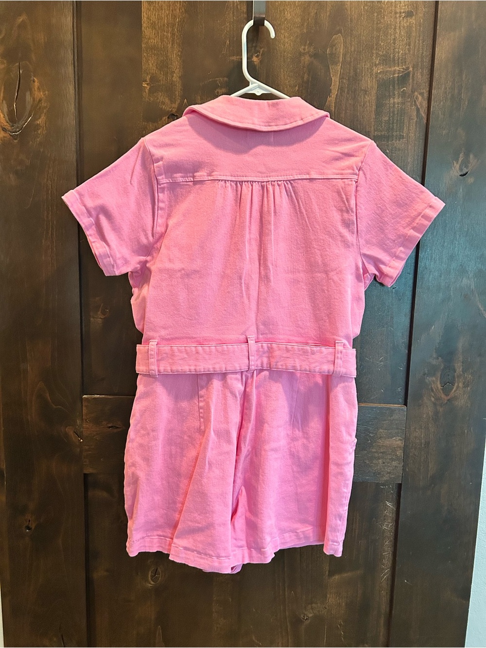 Show Me Your Mumu Pink Collared Romper - Picture 7 of 8